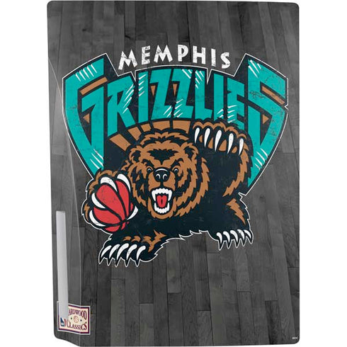 NBA Memphis Grizzlies Hardwood Classics PS5 Console Skin