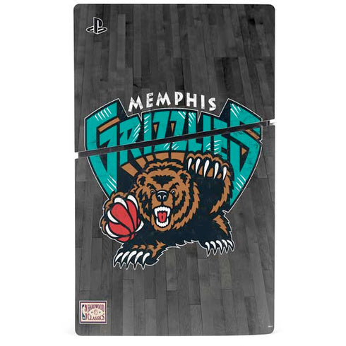 NBA Memphis Grizzlies Hardwood Classics PS5 Slim Digital Edition Bundle Skin