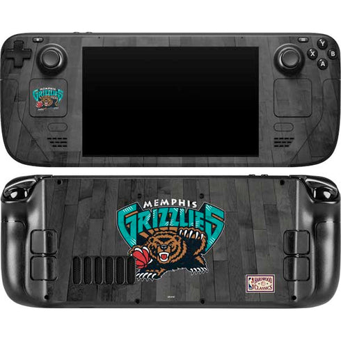 NBA Memphis Grizzlies Hardwood Classics Steam Deck Handheld Gaming Computer Skin