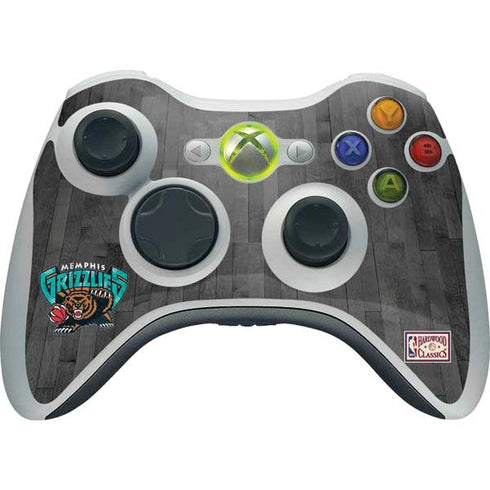 NBA Memphis Grizzlies Hardwood Classics Xbox 360 Wireless Controller Skin