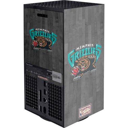 NBA Memphis Grizzlies Hardwood Classics Xbox Series X Console Skin