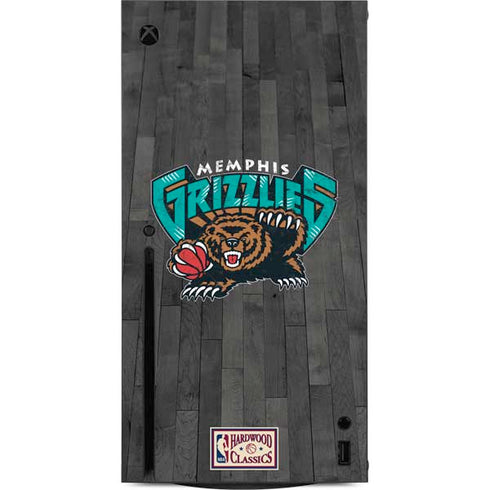 NBA Memphis Grizzlies Hardwood Classics Xbox Series X Console Skin