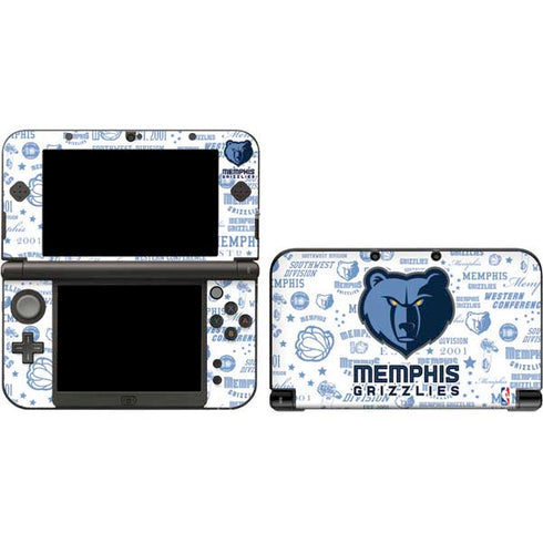 NBA Memphis Grizzlies Historic Blast 3DS XL 2015 Skin