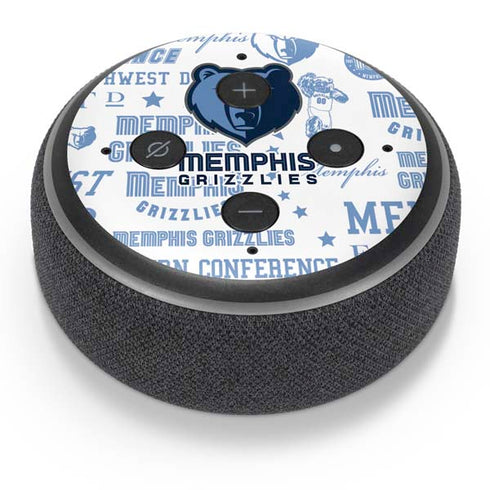 NBA Memphis Grizzlies Historic Blast Amazon Echo Dot Skin
