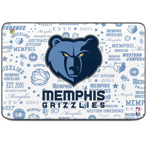 NBA Memphis Grizzlies Historic Blast HP Chromebook Skin
