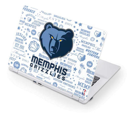 NBA Memphis Grizzlies Historic Blast Acer Chromebook Skin