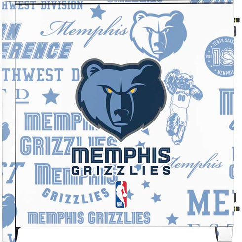 NBA Memphis Grizzlies Historic Blast Corsair 4000D Tempered Glass Mid-Tower ATX Case Skin