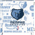 NBA Memphis Grizzlies Historic Blast Corsair 4000D Tempered Glass Mid-Tower ATX Case Skin