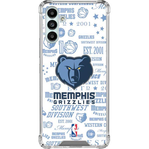 NBA Memphis Grizzlies Historic Blast Galaxy A13 5G Clear Case