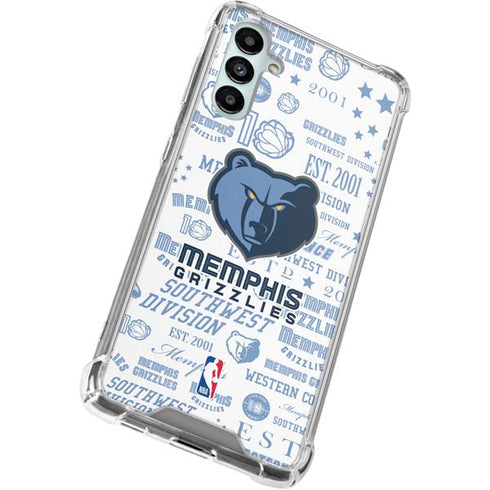 NBA Memphis Grizzlies Historic Blast Galaxy A14 5G Clear Case