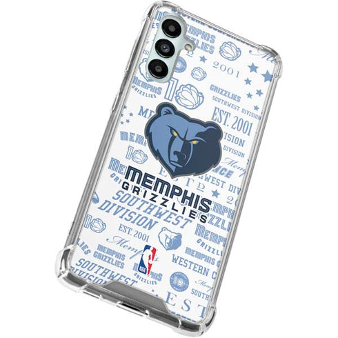 NBA Memphis Grizzlies Historic Blast Galaxy A15 5G Clear Case