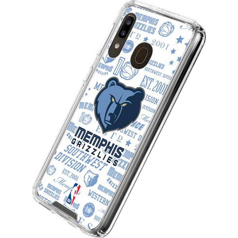 NBA Memphis Grizzlies Historic Blast Galaxy A30 Clear Case