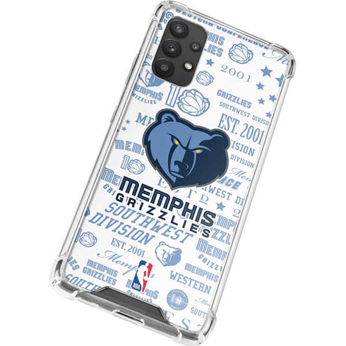 NBA Memphis Grizzlies Historic Blast Galaxy A32 5G Clear Case
