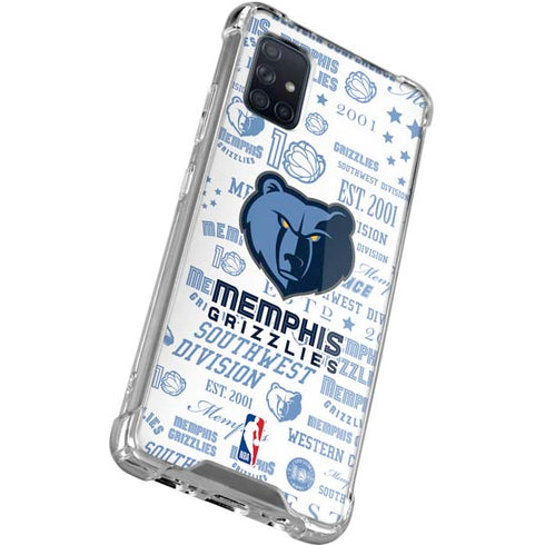 NBA Memphis Grizzlies Historic Blast Galaxy A51 5G Clear Case