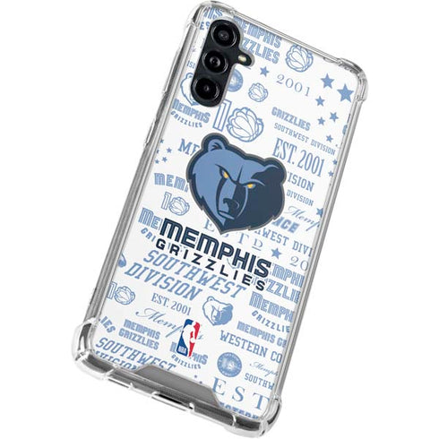 NBA Memphis Grizzlies Historic Blast Galaxy A54 5G Clear Case