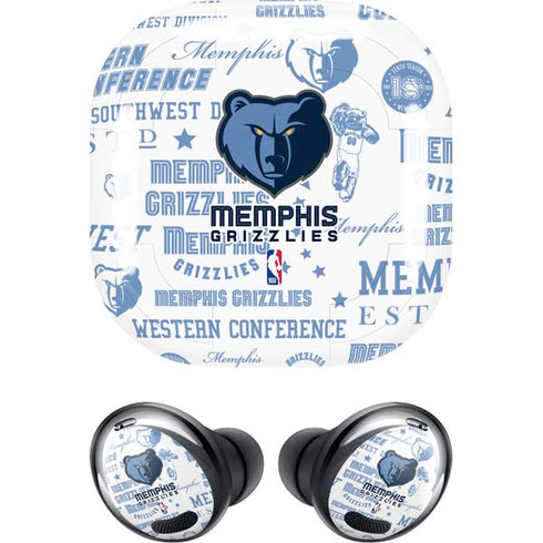 NBA Memphis Grizzlies Historic Blast Galaxy Buds Pro Skin