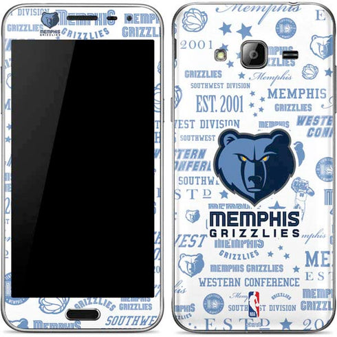 NBA Memphis Grizzlies Historic Blast Galaxy J3 Skin