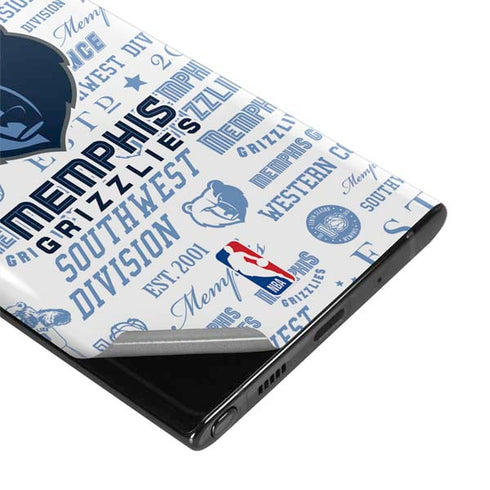 NBA Memphis Grizzlies Historic Blast Galaxy Note 10 Plus Skin