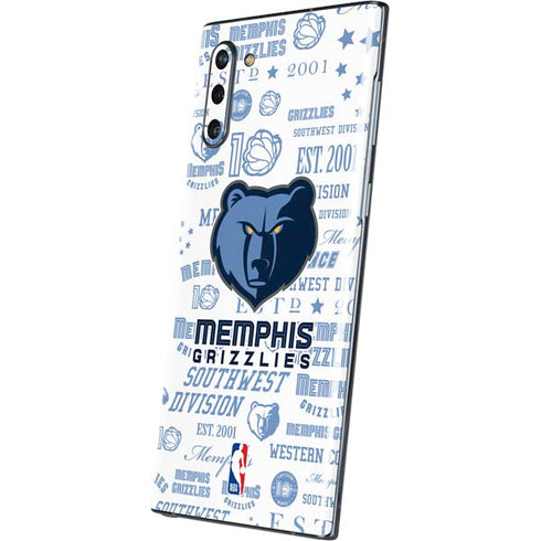 NBA Memphis Grizzlies Historic Blast Galaxy Note 10 Skin