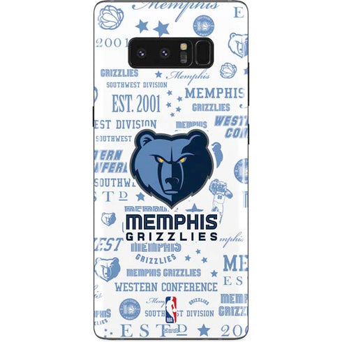 NBA Memphis Grizzlies Historic Blast Galaxy Note 8 Skin