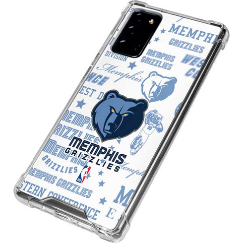 NBA Memphis Grizzlies Historic Blast Galaxy Note20 5G Clear Case