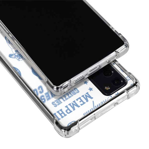 NBA Memphis Grizzlies Historic Blast Galaxy Note20 5G Clear Case