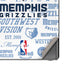 NBA Memphis Grizzlies Historic Blast Galaxy Note20 5G Skin