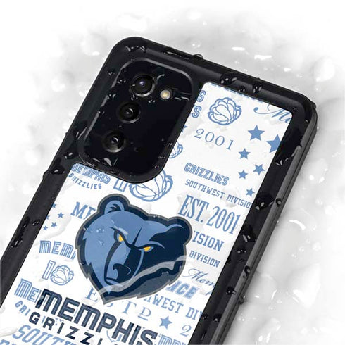 NBA Memphis Grizzlies Historic Blast Galaxy Note20 5G Waterproof Case