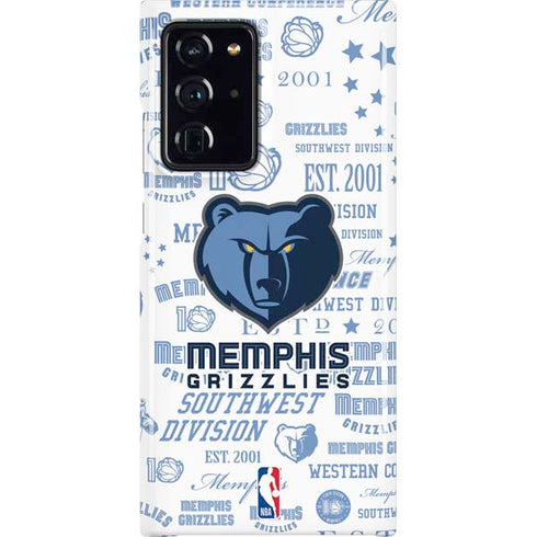 NBA Memphis Grizzlies Historic Blast Galaxy Note20 Ultra 5G Lite Case