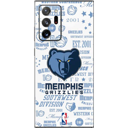 NBA Memphis Grizzlies Historic Blast Galaxy Note20 Ultra 5G Skin