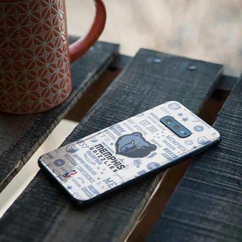 NBA Memphis Grizzlies Historic Blast Galaxy S10e Skin