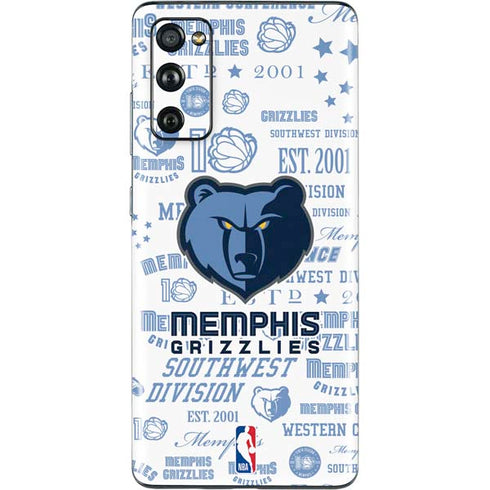 NBA Memphis Grizzlies Historic Blast Galaxy S20 Fan Edition Skin