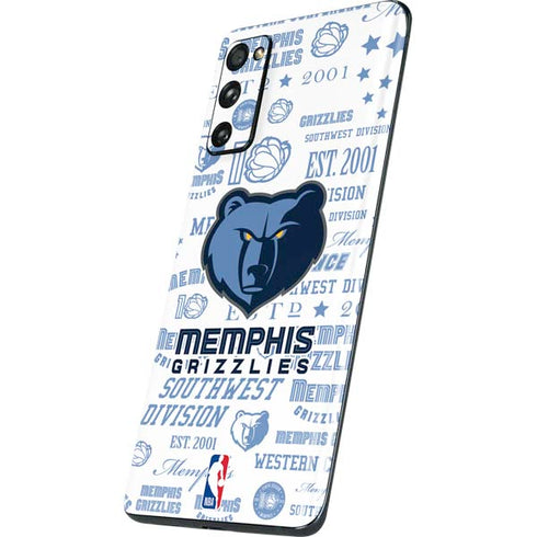NBA Memphis Grizzlies Historic Blast Galaxy S20 Fan Edition Skin