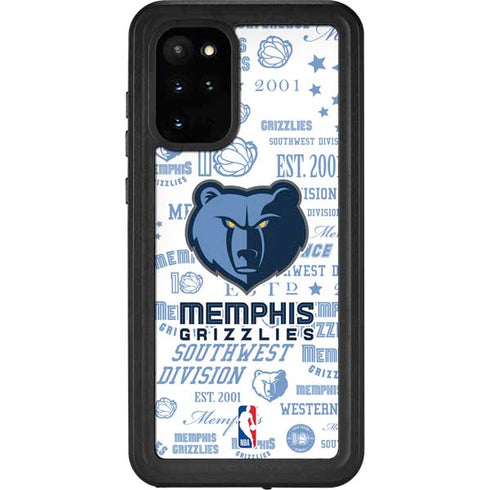 NBA Memphis Grizzlies Historic Blast Galaxy S20 Plus Waterproof Case