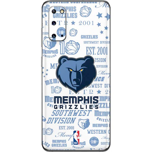 NBA Memphis Grizzlies Historic Blast Galaxy S20 Skin
