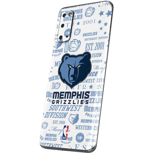 NBA Memphis Grizzlies Historic Blast Galaxy S20 Skin
