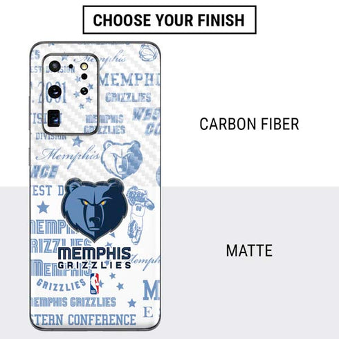 NBA Memphis Grizzlies Historic Blast Galaxy S20 Ultra 5G Skin