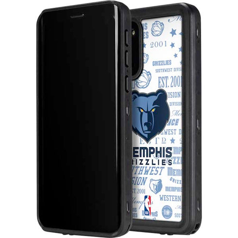 NBA Memphis Grizzlies Historic Blast Galaxy S20 Waterproof Case