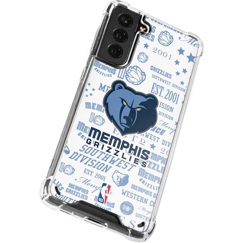 NBA Memphis Grizzlies Historic Blast Galaxy S21 Plus 5G Clear Case