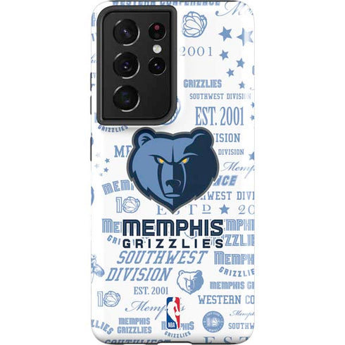 NBA Memphis Grizzlies Historic Blast Galaxy S21 Ultra 5G Pro Case