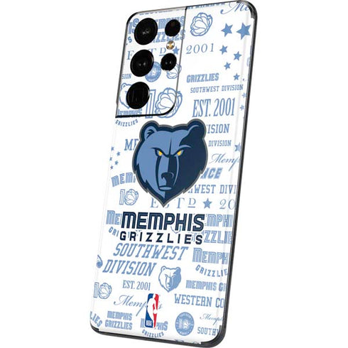 NBA Memphis Grizzlies Historic Blast Galaxy S21 Ultra 5G Skin