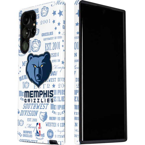 NBA Memphis Grizzlies Historic Blast Galaxy S22 Ultra Pro Case