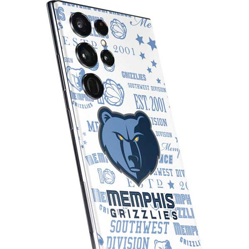 NBA Memphis Grizzlies Historic Blast Galaxy S22 Ultra Skin