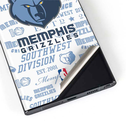 NBA Memphis Grizzlies Historic Blast Galaxy S22 Ultra Skin