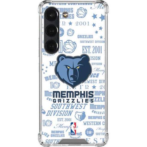 NBA Memphis Grizzlies Historic Blast Galaxy S23 Clear Case