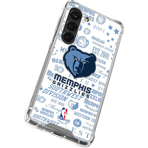 NBA Memphis Grizzlies Historic Blast Galaxy S23 Clear Case