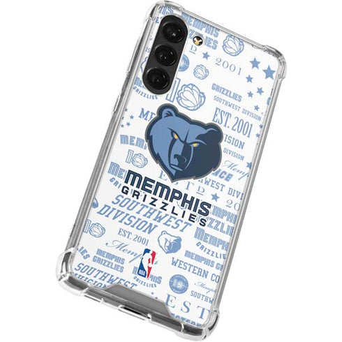 NBA Memphis Grizzlies Historic Blast Galaxy S23 Plus Clear Case