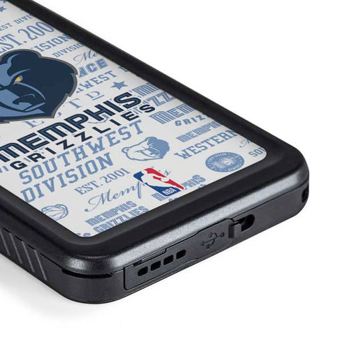 NBA Memphis Grizzlies Historic Blast Galaxy S23 Waterproof Case