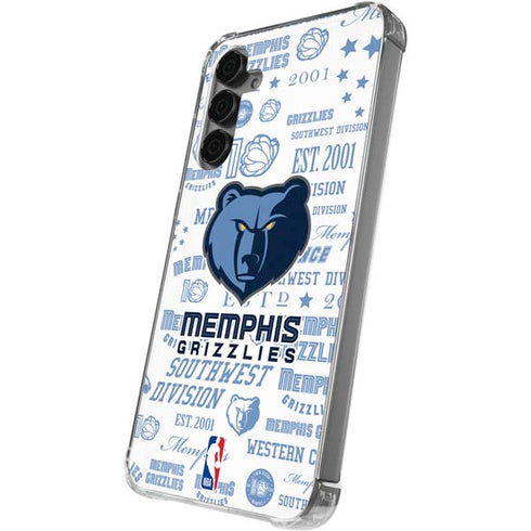 NBA Memphis Grizzlies Historic Blast Galaxy S24 Plus Clear Case