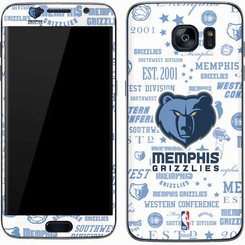 NBA Memphis Grizzlies Historic Blast Galaxy S7 Skin